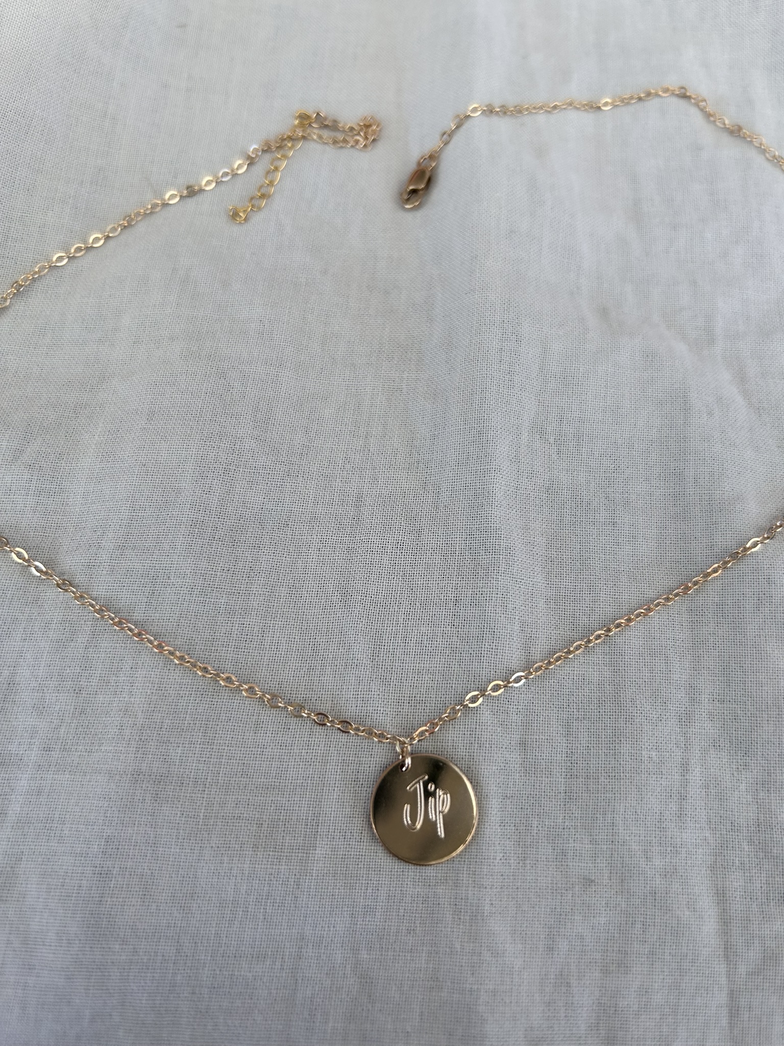 Coin ketting (14 karaat goud) - Afbeelding 3